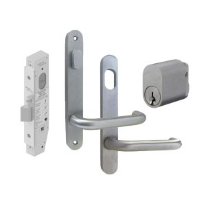 Entrance Door Pack Sb2212 Narrow Style Mortice Lock With Oval Cylinder And Lever Commercial Door Hardware