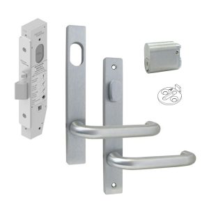 Entrance Lock Set Satin Chrome Plate Sbm2Kit51 Door Handles & Knobs