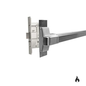 Exit Only Mortice Lock Fire Rated Satin Stainless Steel 1060Mm Ed22Mfsss Door Hardware