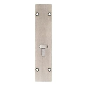 Flush Bolt Square Satin Nickel 190Mm 456Sn Door Hardware