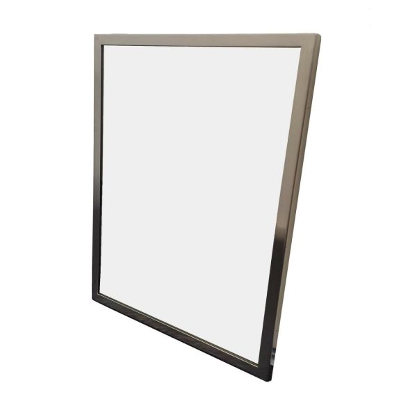 Framed Mirror In Satin Stainless Steel – Available In Various Sizes Bathroom Accessories