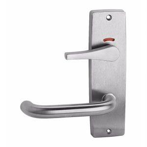 Furniture Square End Plate W/ Privacy Indicator Disabled Turn And 70 Lever Satin Chrome 1941/70Sc Bathroom Door Hardware