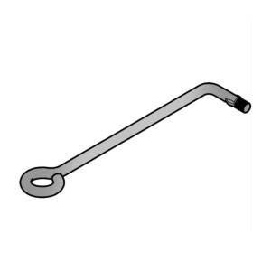 Gate D-Latch Handle Round Only General-Purpose Stainless Steel Dlhrss Gate Hardware