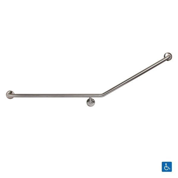 Grab Rail 30 Degree Side Wall Left Hand 840Mm Satin Stainless Steel Mlr101X_Ss Bathroom Accessories