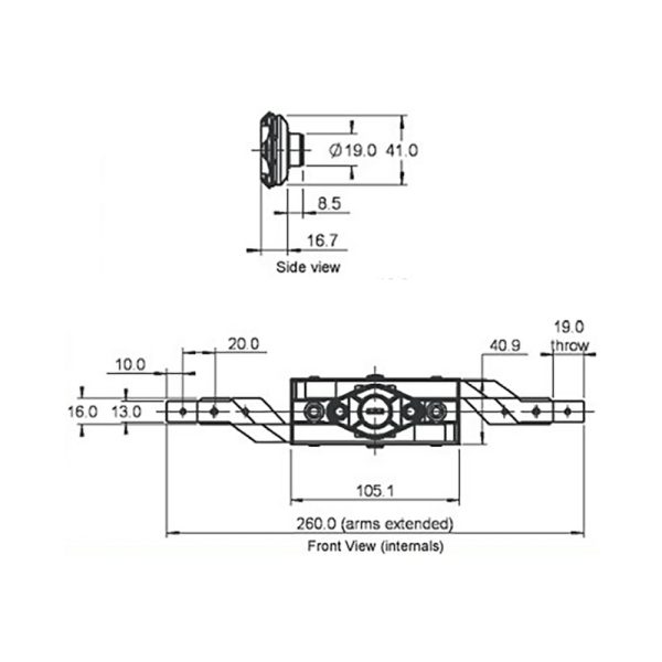 Grille Lock Garage Shutter Door Keyed Alike 07351463 Garage Door Locks