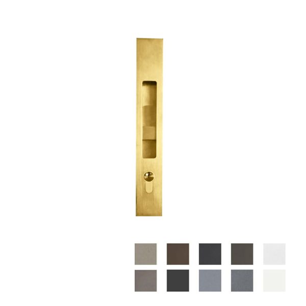 Halliday & Baillie 1830 Round Throw Locking Flush Bolt 265Mm – Available In Various Finishes Door Hardware