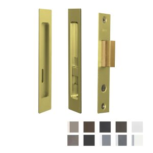 Halliday & Baillie Pivot Door Privacy Set Flush Pull With Snib And Indicator 1485 – Available In Various Finishes Bathroom Door Hardware