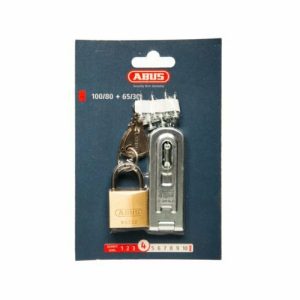 Hasp & Staple & Padlock 100/80 + 65/30 100806530C Gate Hardware