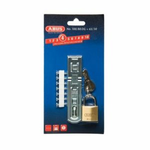 Hasp & Staple & Padlock 100/80Dg + 65/30 10080Dg6530C Gate Hardware