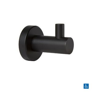 Hat And Coat Hook 47X51X65Mm Matt Black Ml2709_Designer Bathroom Accessories