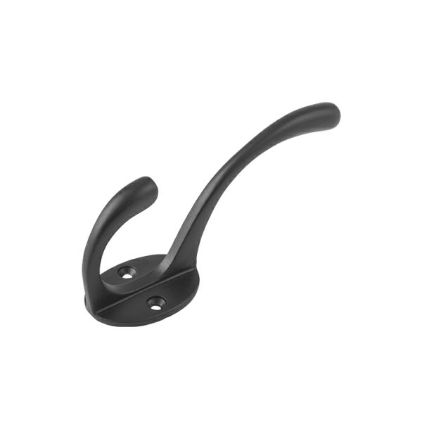 Hat And Coat Hook Matte Black 110Mm Td9702 Black Door Hardware