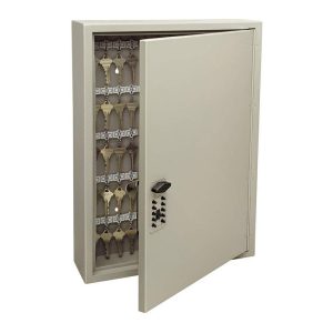 Heavy Duty Key Cabinet Touchpoint Pro 60 Key Capacity Clay 001796 Keys & Key Accessories