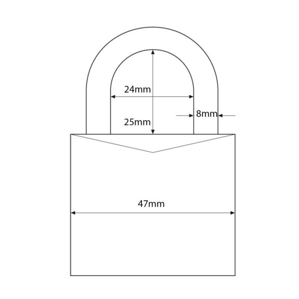 High Security Padlock Keyed To Differ Aluminium Purple 83Al45Npur Locks & Accessories