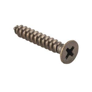 Hinge Screw Antique Brass Pack Of 50 – Available In Various Sizes Door Hardware