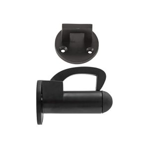 Hook Door Stop Matte Black 70X39Mm Td9675 Black Door Hardware