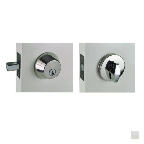 Houselot Deadbolt Single Cylinder 60-70Mm – Available In Chrome Plate And Satin Chrome Deadlock Cylinders & Accessories