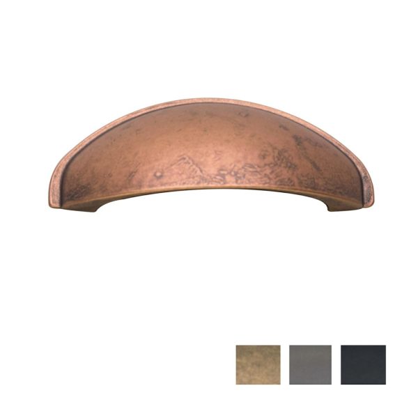 Ht023 Bilbao Shell Handle 64Mm – Available In Various Finishes Bathroom Cabinet Handles