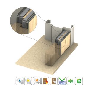 Is7071Si Astragal Door Seal – Available In Various Finishes And Sizes Door Hardware