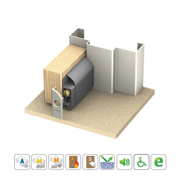 Is8091S Automatic Door Bottom Seal – Available In Various Finishes And Sizes Antimicrobial And Antibacterial