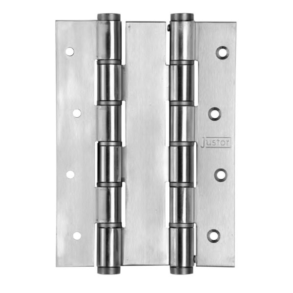 Justor Double Action Spring Hinge Anodized Silver Bida180A As **Extra Wide** Bathroom Door Hardware