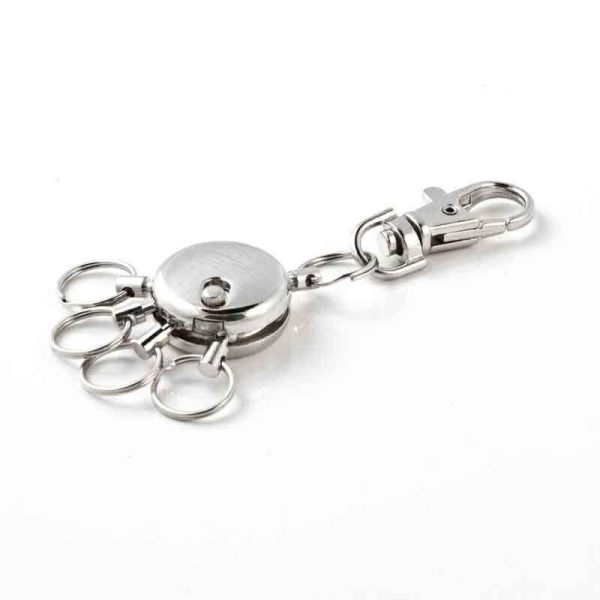 Key Spider With 4 Removable Split Rings Chrome Kk8803 Keys & Key Accessories