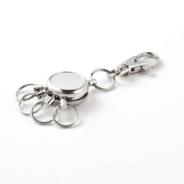 Key Spider With 4 Removable Split Rings Chrome Kk8803 Keys & Key Accessories