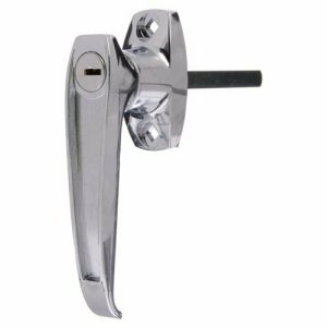 Lever Handle Front Fix Door Gate Shed Keyed To Differ Bright Chrome 07358014 Garage Door Locks