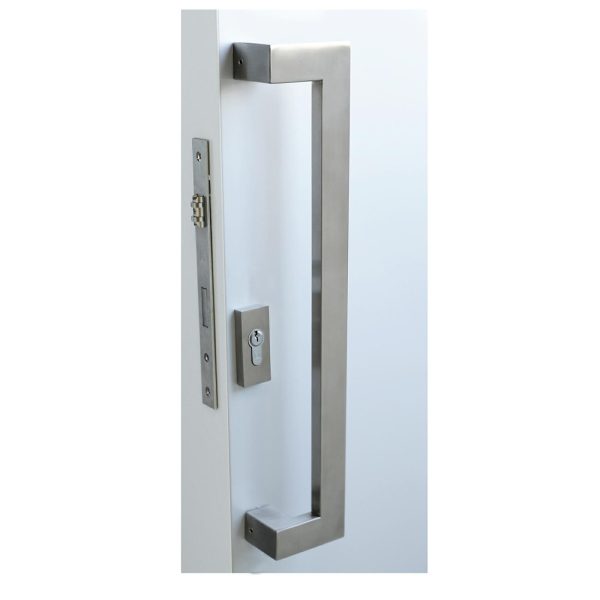 Linear Slim Line Offset Door Pull Handle – Available In Various Finishes Barn Door Hardware