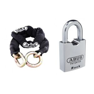 Loop Chain 12Mmx120Cm 12Ks120Blk + 83/55 Padlock 55Mm Body 8355Kd Gate Hardware