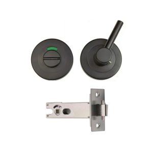 Mappas Sliding Door Disabled Privacy Indicator Bolt Matt Black Sdibblk Bathroom Door Hardware