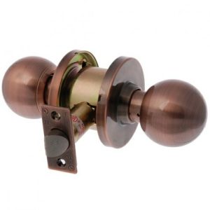 Metro Classroom Knob Set Ea3712Ac70 Fire Rated 70Mm Antique Copper Knob Sets