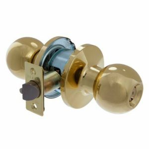 Metro Entrance Knob Set Ra3100Pb Fire Rated Tiebolt 60/70Mm Adjustable Pb Knob Sets