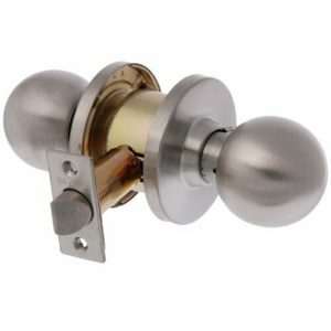 Metro Passage Knob Set Ea3082Ss70 Fire Rated 70Mm Satin Stainless Steel Knob Sets