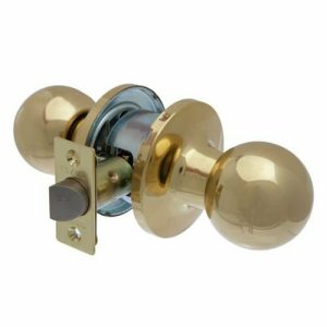 Metro Passage Knob Set Ra3182Pb Fire Rated Tiebolt 60/70Mm Adjustable Pb Knob Sets