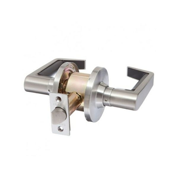 Metro Passage Lever Set Fire Rated 60Mm Back Set Satin Chrome El6082Sc60 Lever Sets