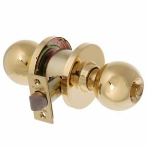 Metro Privacy Knob Set Ea3130Pb70 Fire Rated 70Mm Polished Brass Knob Sets