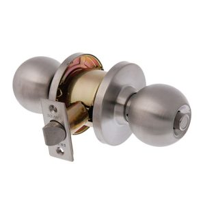 Metro Privacy Knob Set Fire Rated 60Mm Satin Stainless Steel Ea3030Ss60 Knob Sets