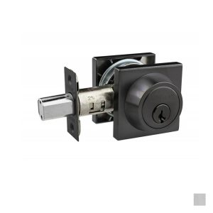 Modern Deadbolt Single Cylinder Square Boxpack – Available In Matt Black And Polished Chrome Locks & Accessories