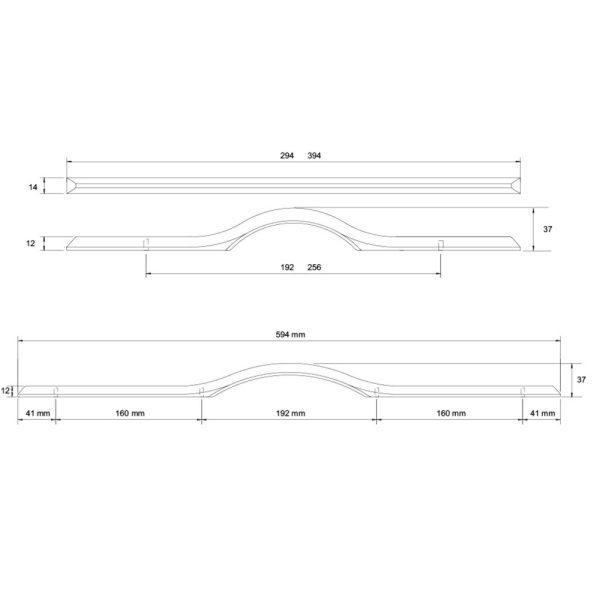 Nyborg Cabinet Pull Handle – Available In Various Finishes And Sizes Cabinet Hardware