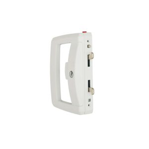 Onyx Sliding Patio Door Lock Slim Outer Pull White 9A1A2/5Pwhi Door Hardware