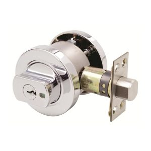 Paradigm Double Cylinder Deadbolt Round Polished Chrome 005/B1Cpdp Deadlocks & Night Latches