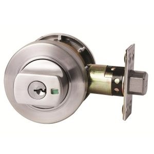 Paradigm Double Cylinder Deadbolt Round Satin Stainless Steel 005/B1Sssdp Deadlocks & Night Latches