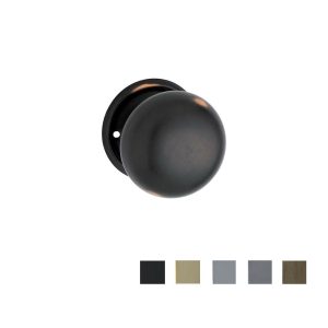 Plain Mortice Knob On Round Rose – Customise To Your Needs Architectural Door Hardware