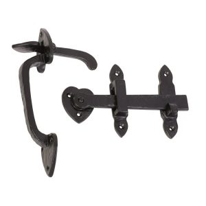 Restocking Soon: Eta Early September – 1860Mb Suffolk Latch Mi Matt Black Gate Hardware