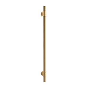 Restocking Soon: Eta Early September – Helsinki Door Pull Handle 600Mm Brushed Brass 20718 Barn Door Hardware