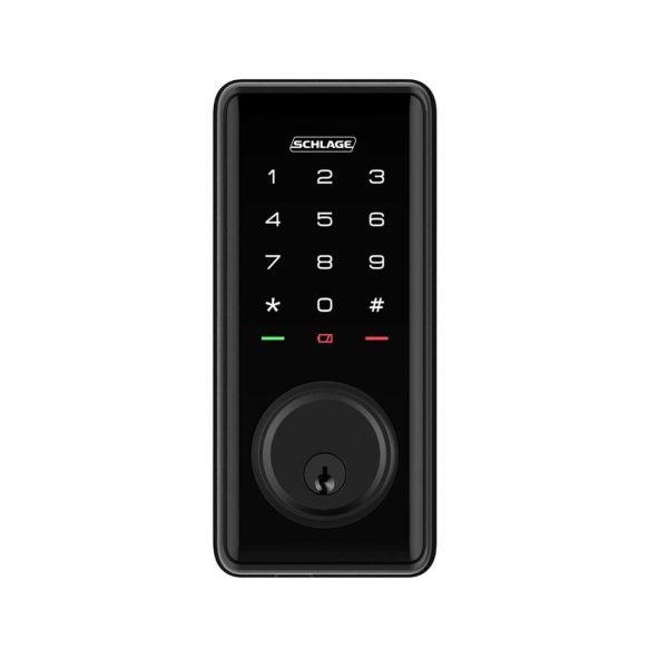 Restocking Soon: Eta Early September – S1 Ease Smart Deadbolt Door Lock Black Sreeas1C5Bl Digital Locks