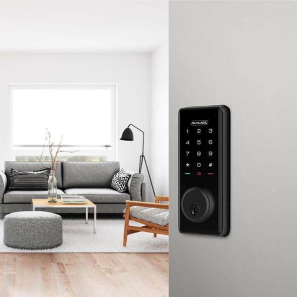 Restocking Soon: Eta Early September – S1 Ease Smart Deadbolt Door Lock Black Sreeas1C5Bl Digital Locks