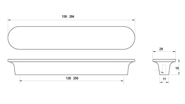 Ribe Cabinet Pull Handle – Available In Various Finishes And Sizes Cabinet Hardware