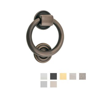 Ring Door Knocker Rear Fix – Available In Various Finishes Door Bells & Knockers