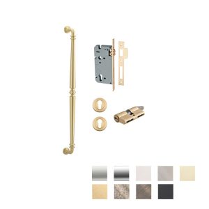 Sarlat Door Pull Handle Entrance Kit Key/Key 600Mm – Available In Various Finishes Door Hardware